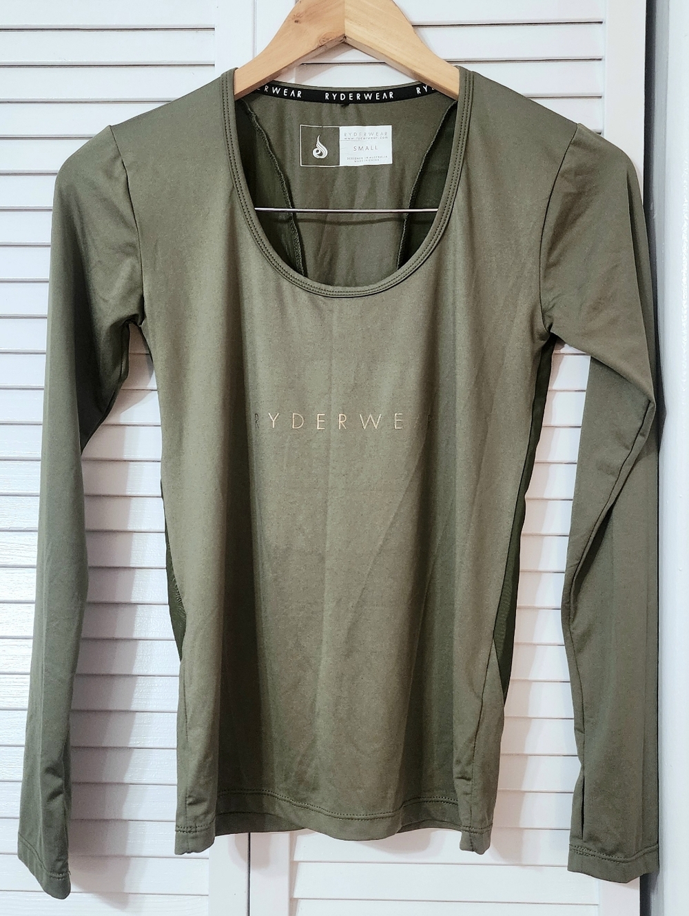Ryderwear Highway Long Sleeve Top, Army Green